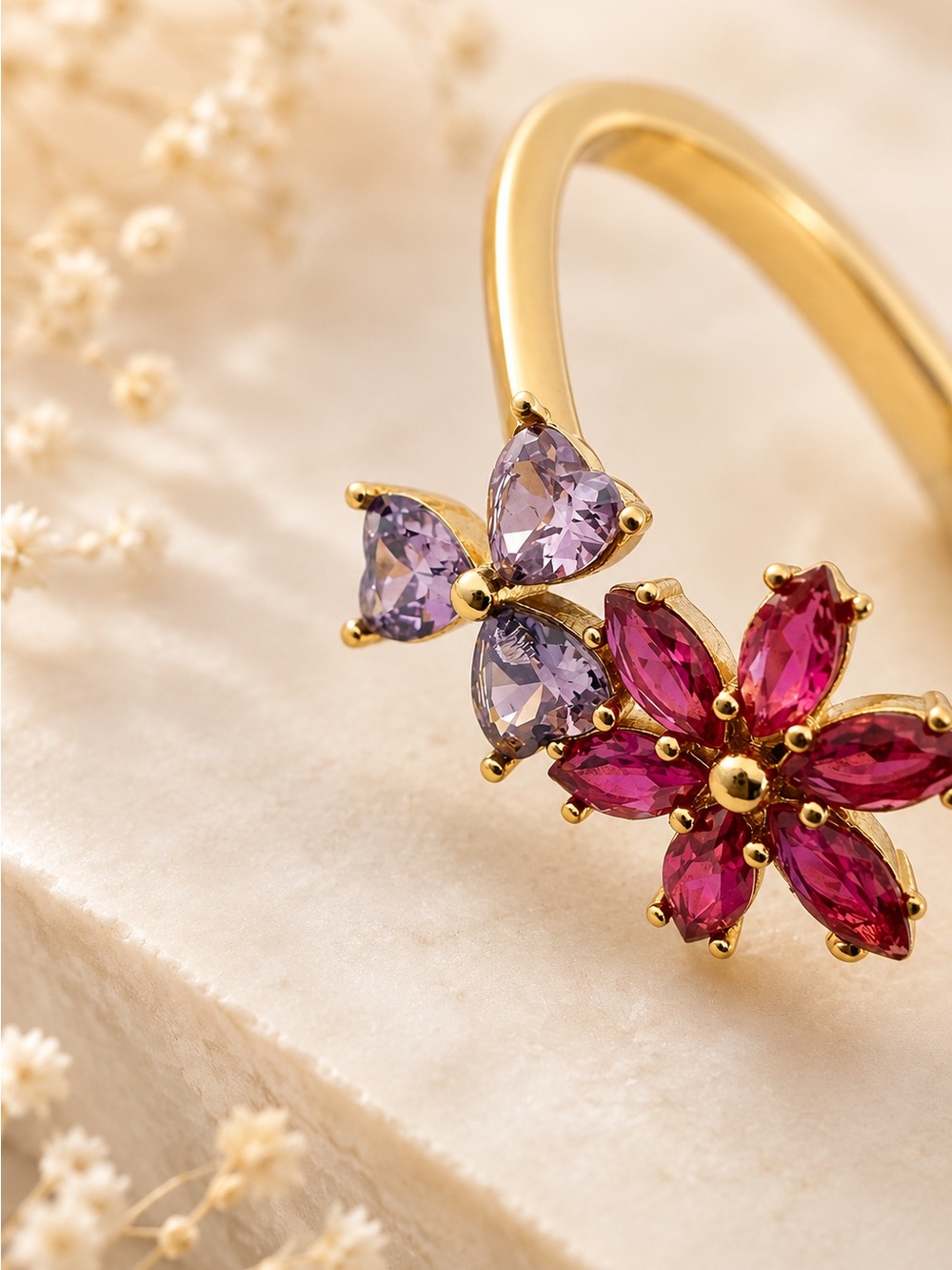 Kate Spade First Bloom Open Hinge Cuff - Picture 5 of 7